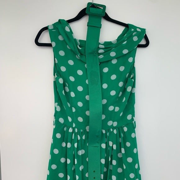 Review Green Polka Dot Dress - Picture 3 of 4